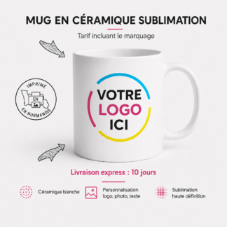 Mug en céramique sublimation