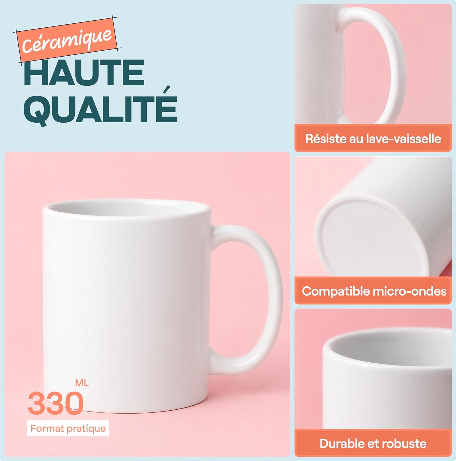 Mug en céramique MAT – Image 3