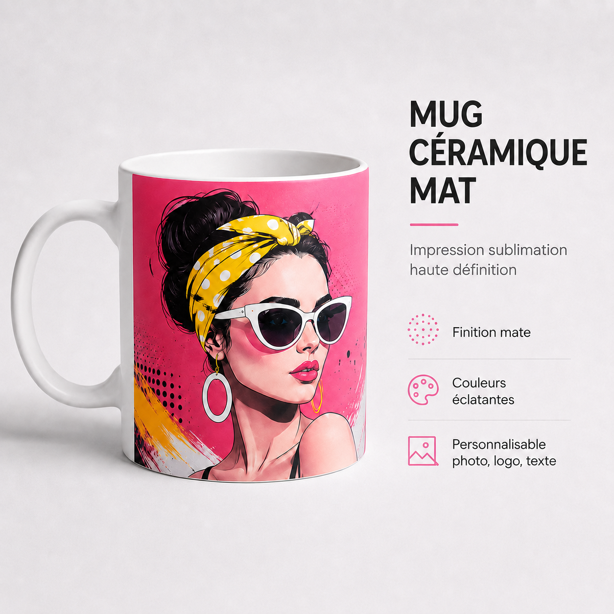 Mug en céramique MAT – Image 2